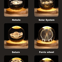 3D Galaxy Table Lamp for Kids