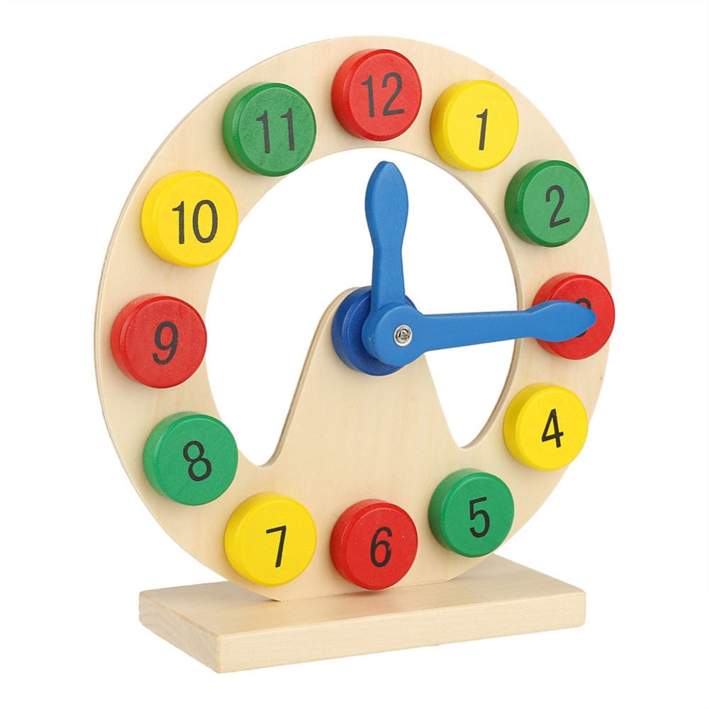 About that time wooden clock