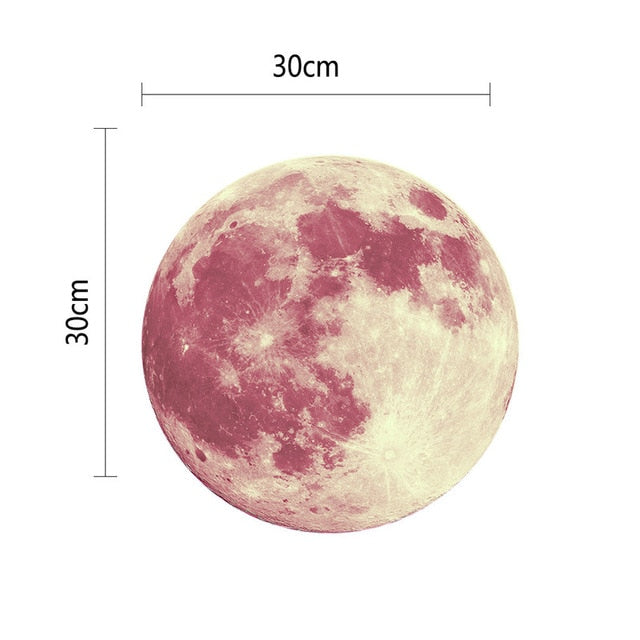 Moon Glow in the dark Wall decor