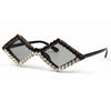Diamond cat eye sunglasses