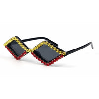 Diamond cat eye sunglasses
