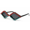 Diamond cat eye sunglasses