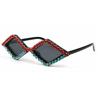 Diamond cat eye sunglasses